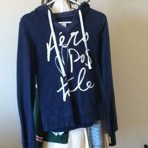 Dark blue hoodie